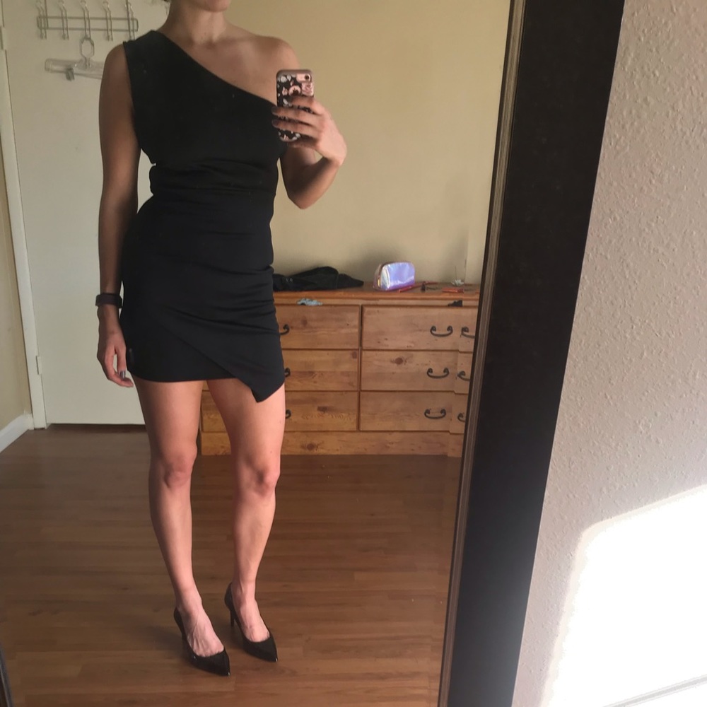Missguided one shoulder dress